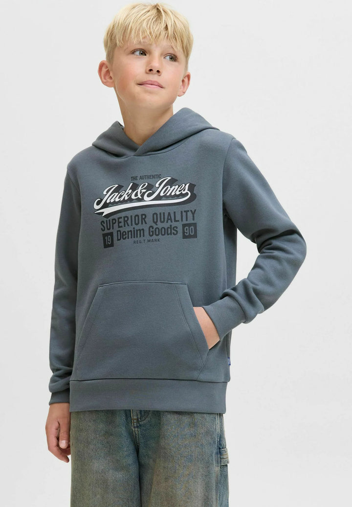 Kapucnis pulóver JACK&JONES, kék