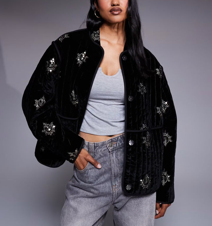 Jachetă Asos, negru