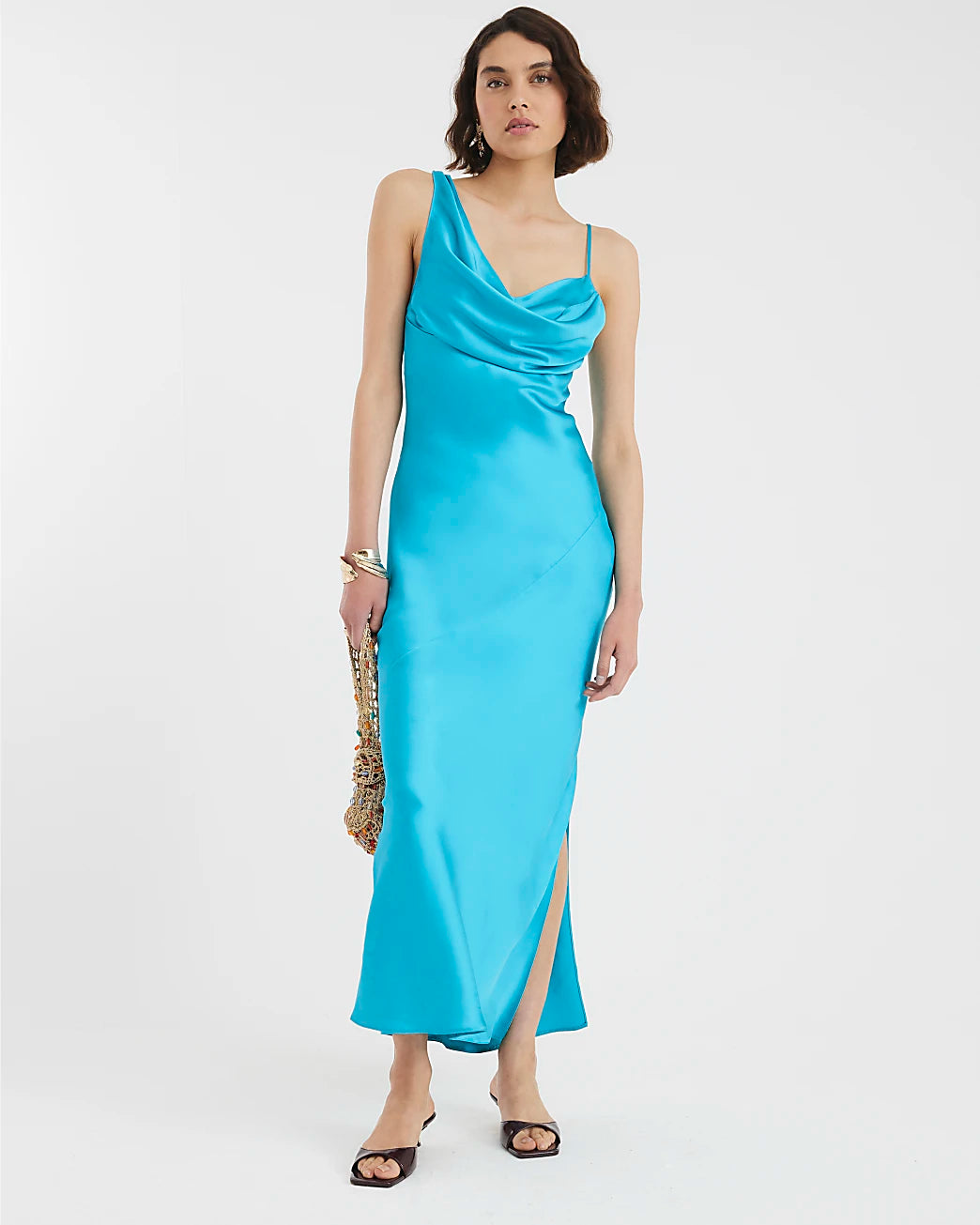 Rochie maxi RIVER ISLAND, albastru