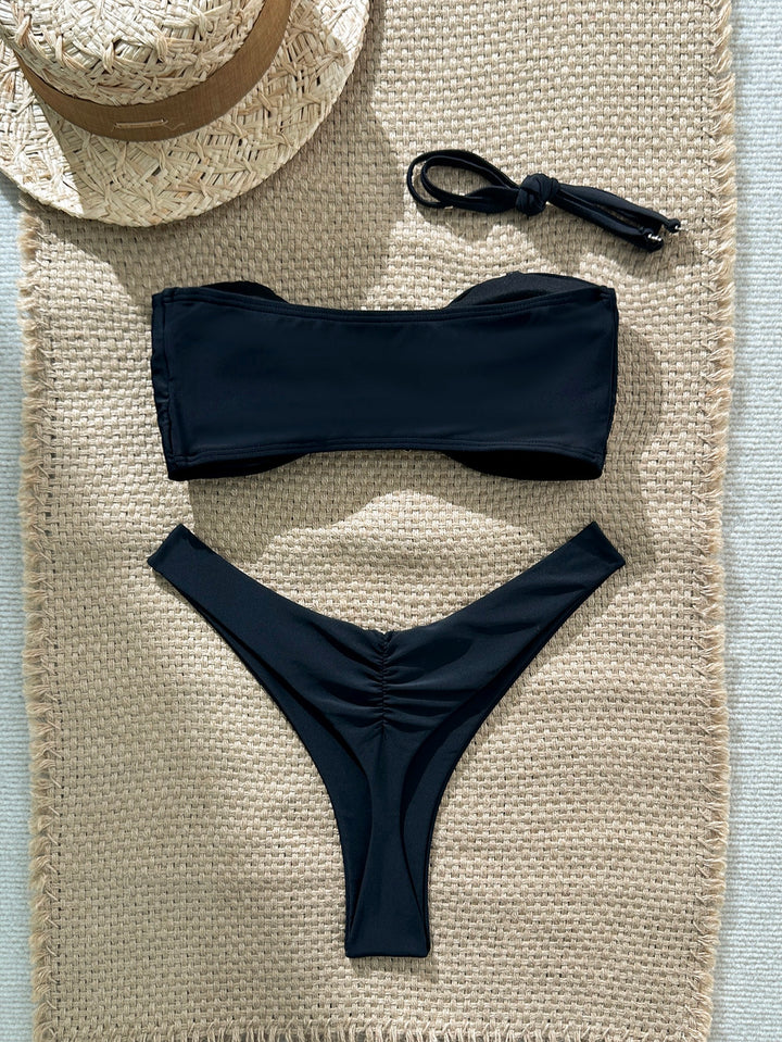Set bikini SHEIN, negru