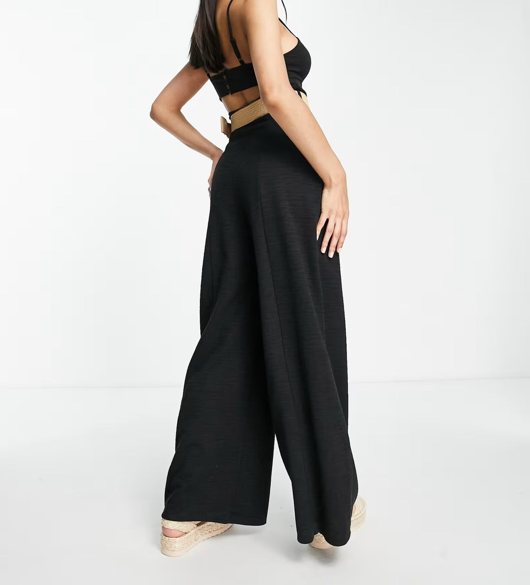 ASOS Hosszú overál, fekete