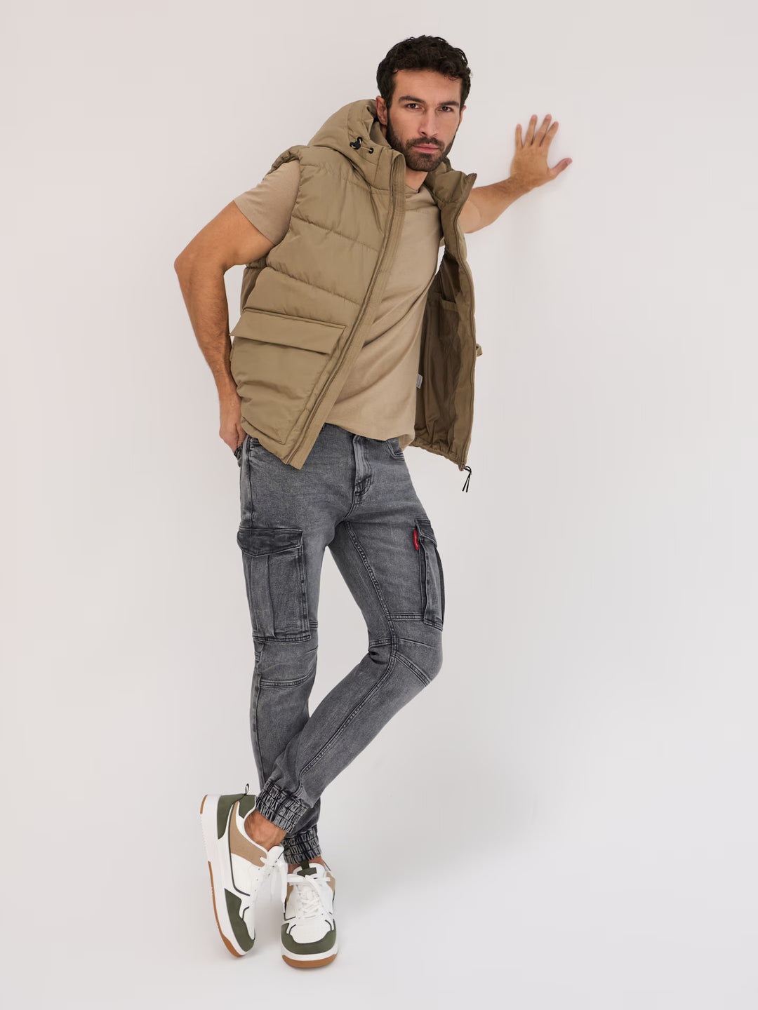 Jeans SINSAY, gri
