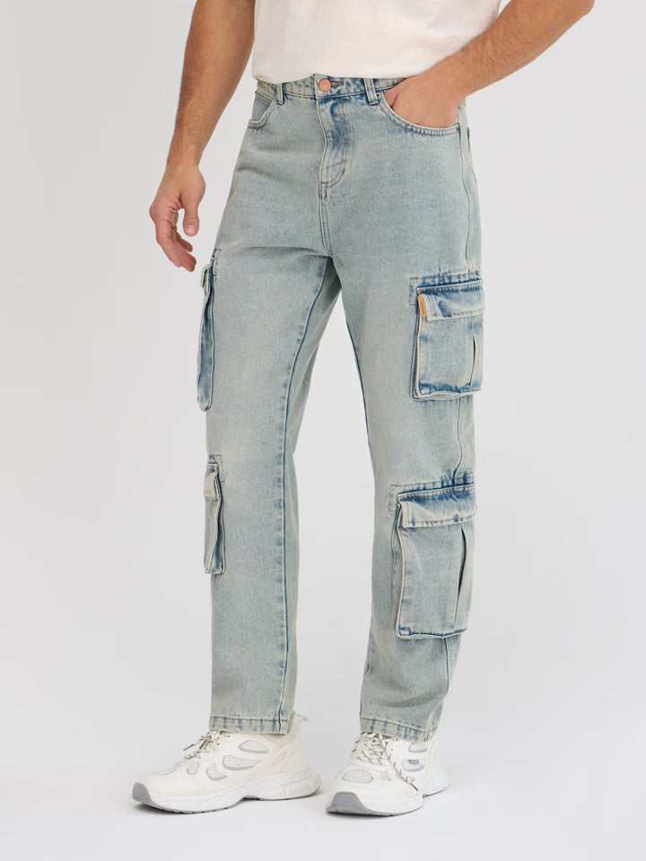 Jeans SINSAY, albastru
