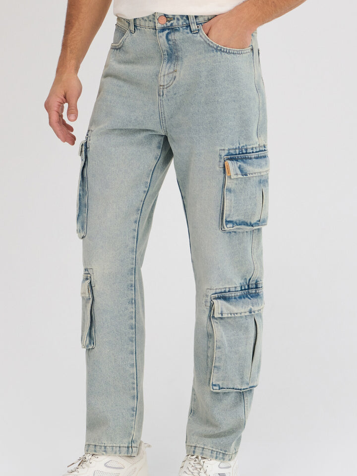Jeans SINSAY, albastru