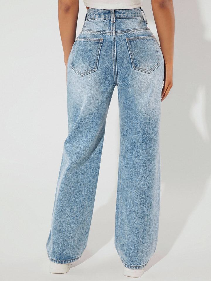 Jeans SHEIN, albastru
