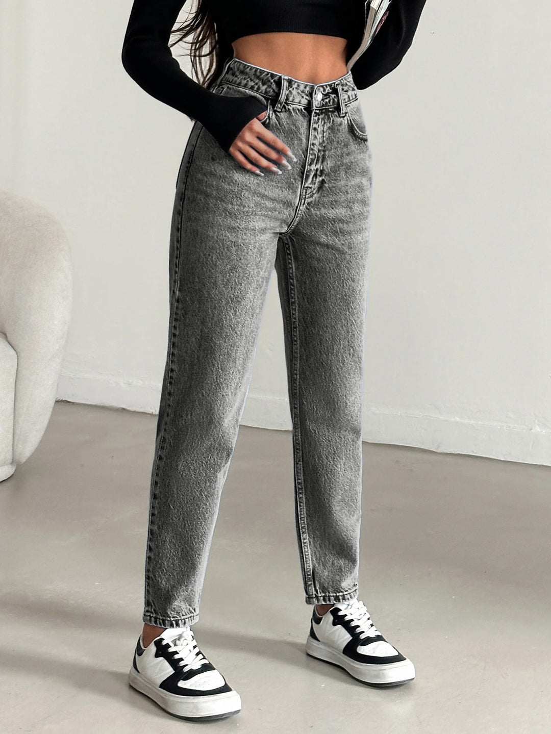 Jeans SHEIN, gri