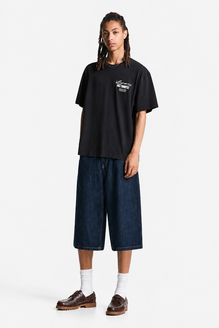 Póló BERSHKA, fekete