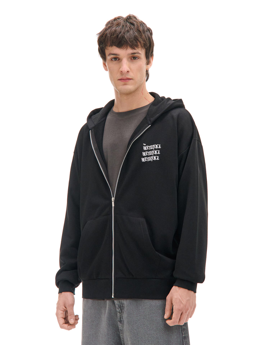 Hanorac cu fermoar CROPP, negru