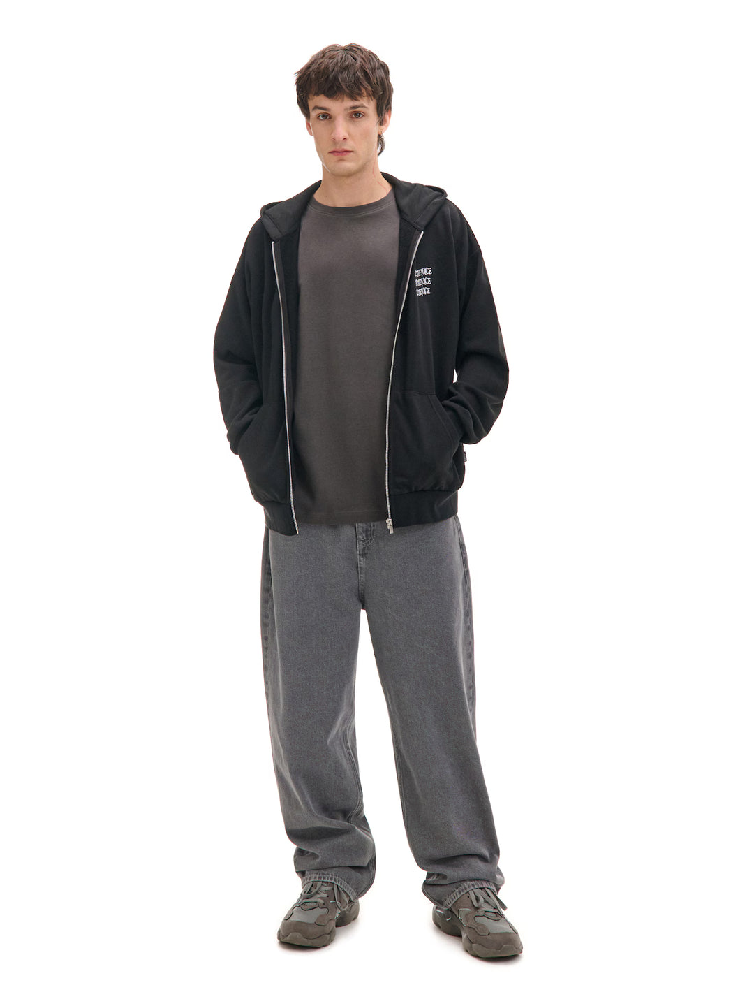 Hanorac cu fermoar CROPP, negru