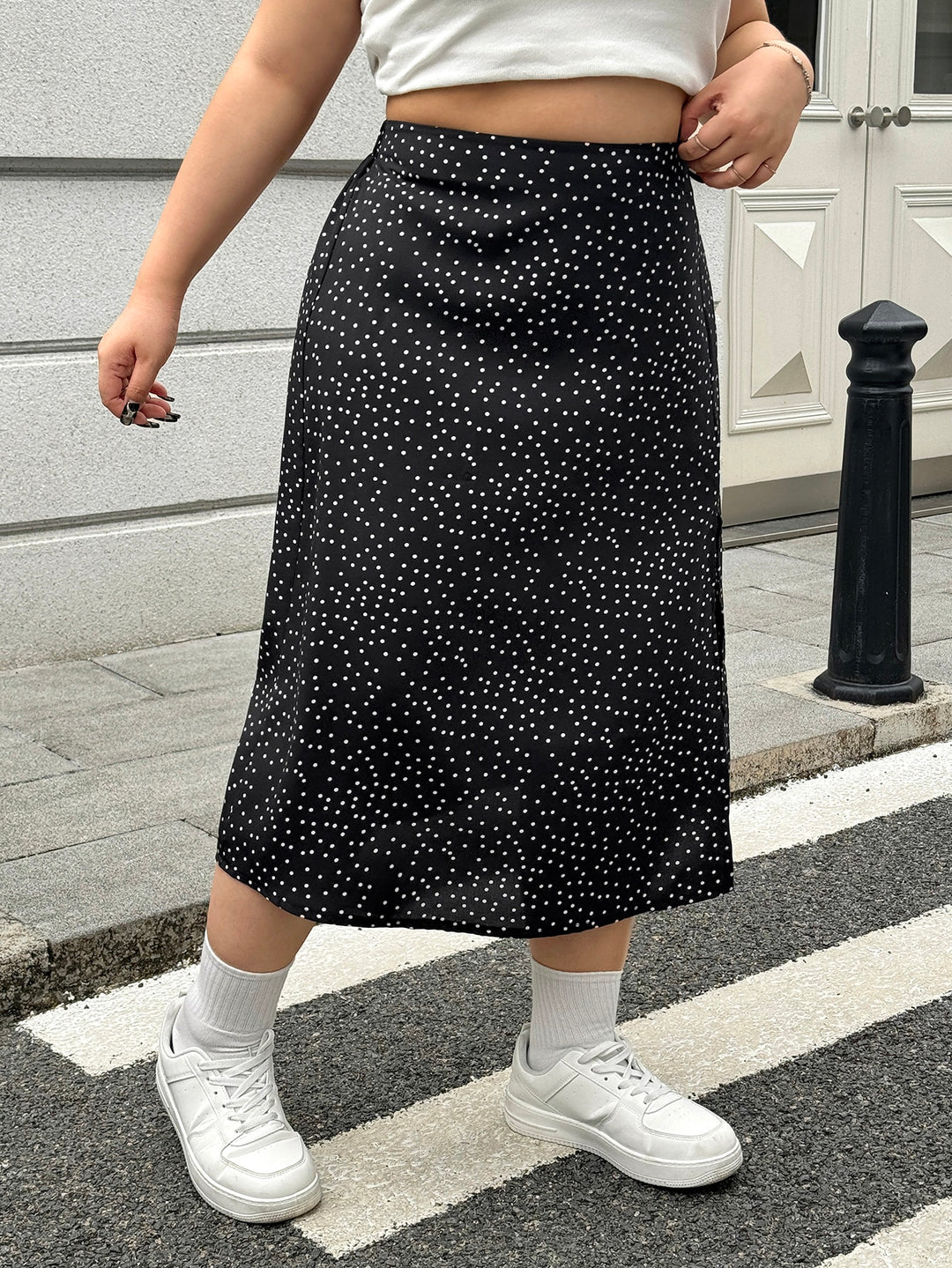 Fustă maxi SHEIN, negru