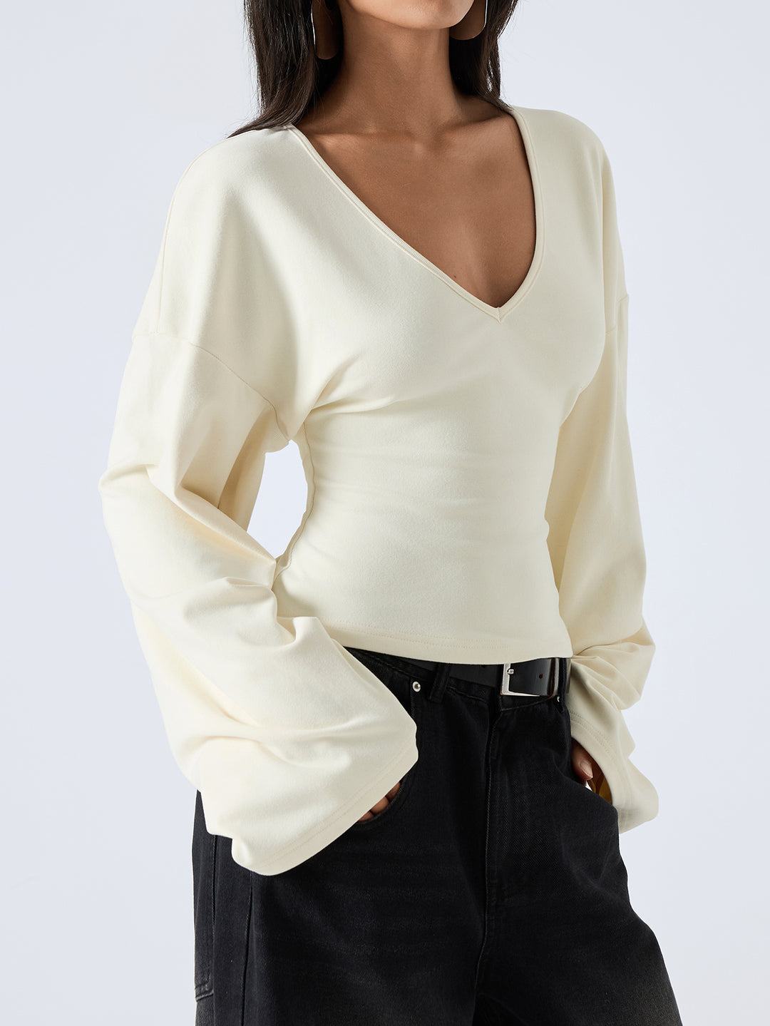 Top SHEIN, bej