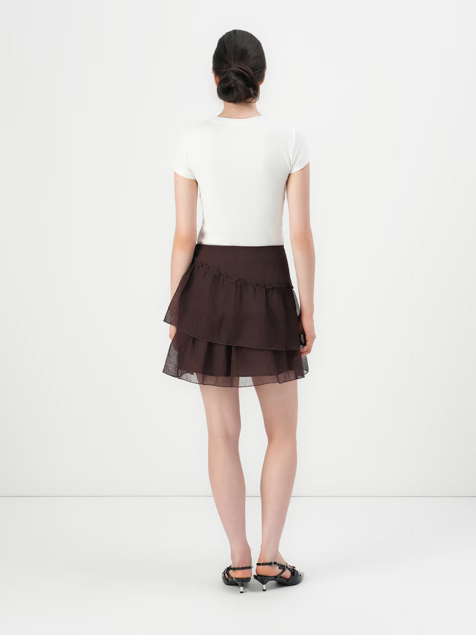 Miniszoknya VERO MODA, barna