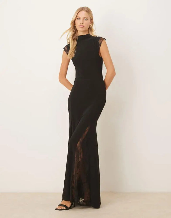 Rochie maxi ASOS, negru