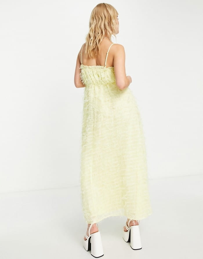 Rochie maxi ASOS, galben