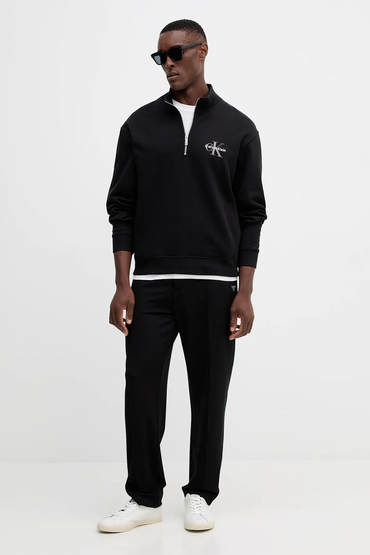 Cipzáras blúz CALVIN KLEIN JEANS, fekete