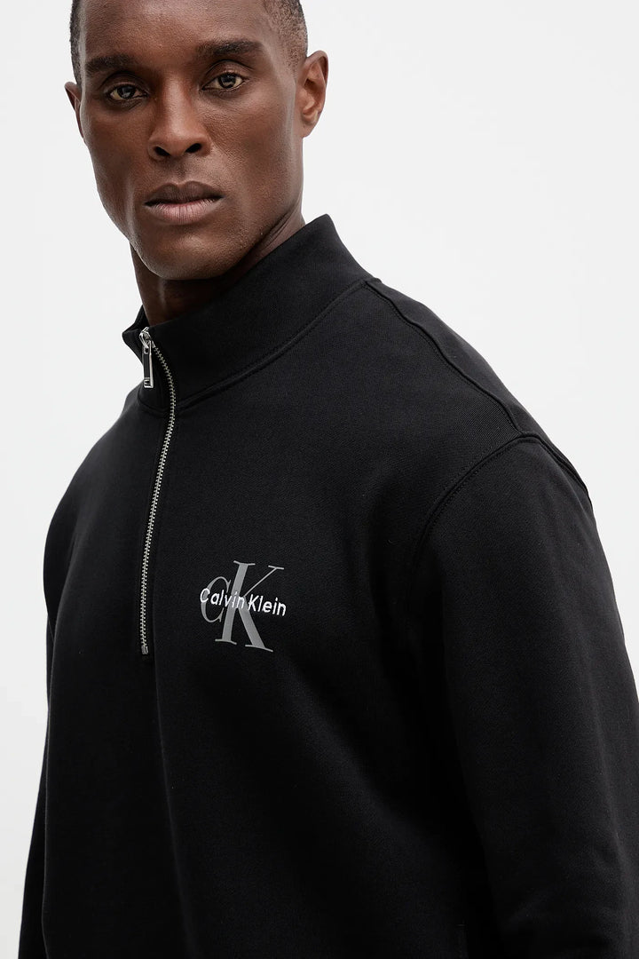 Cipzáras blúz CALVIN KLEIN JEANS, fekete
