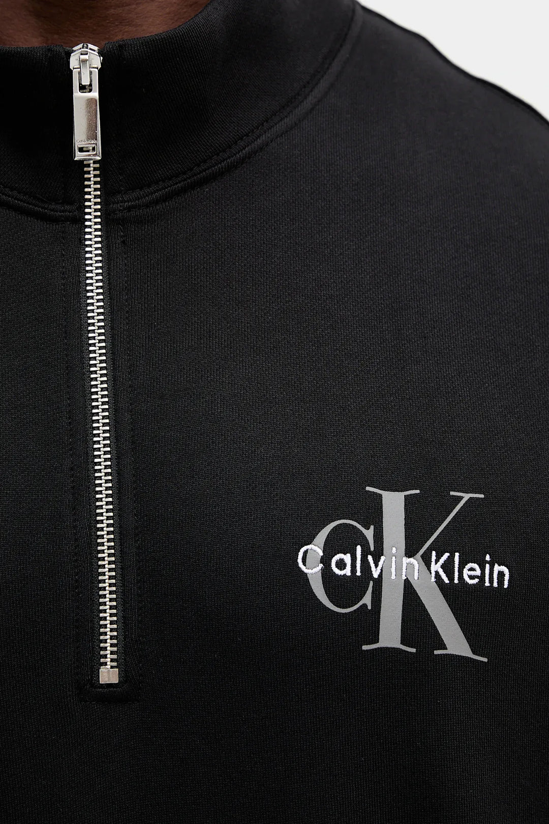 Cipzáras blúz CALVIN KLEIN JEANS, fekete