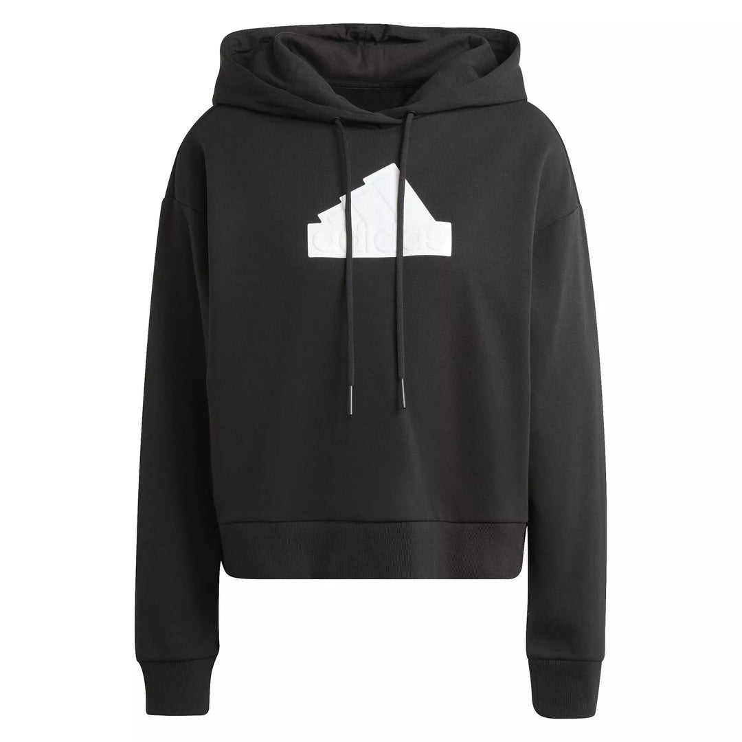 Kapucnis pulóver ADIDAS, fekete