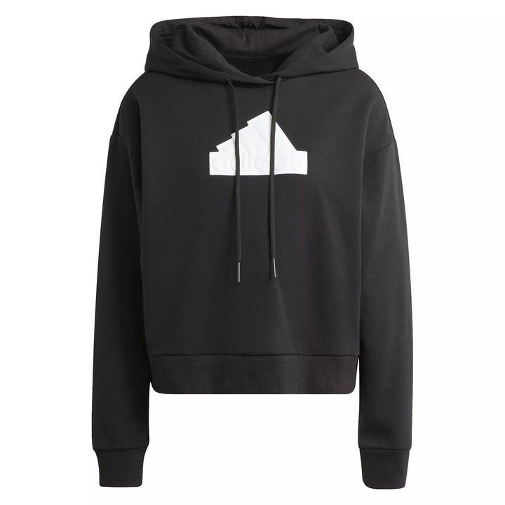 Kapucnis pulóver ADIDAS, fekete