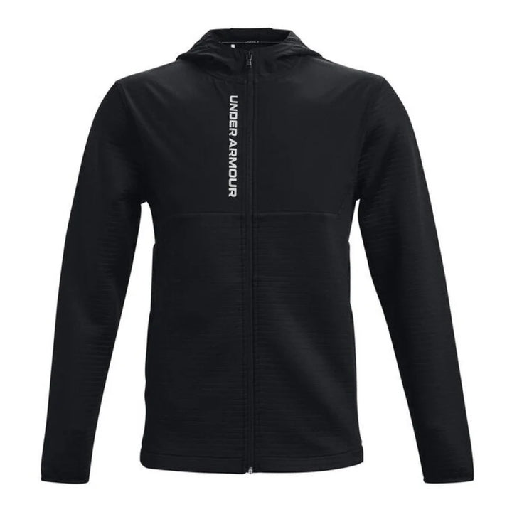 UNDER ARMOUR cipzáras pulóver, fekete