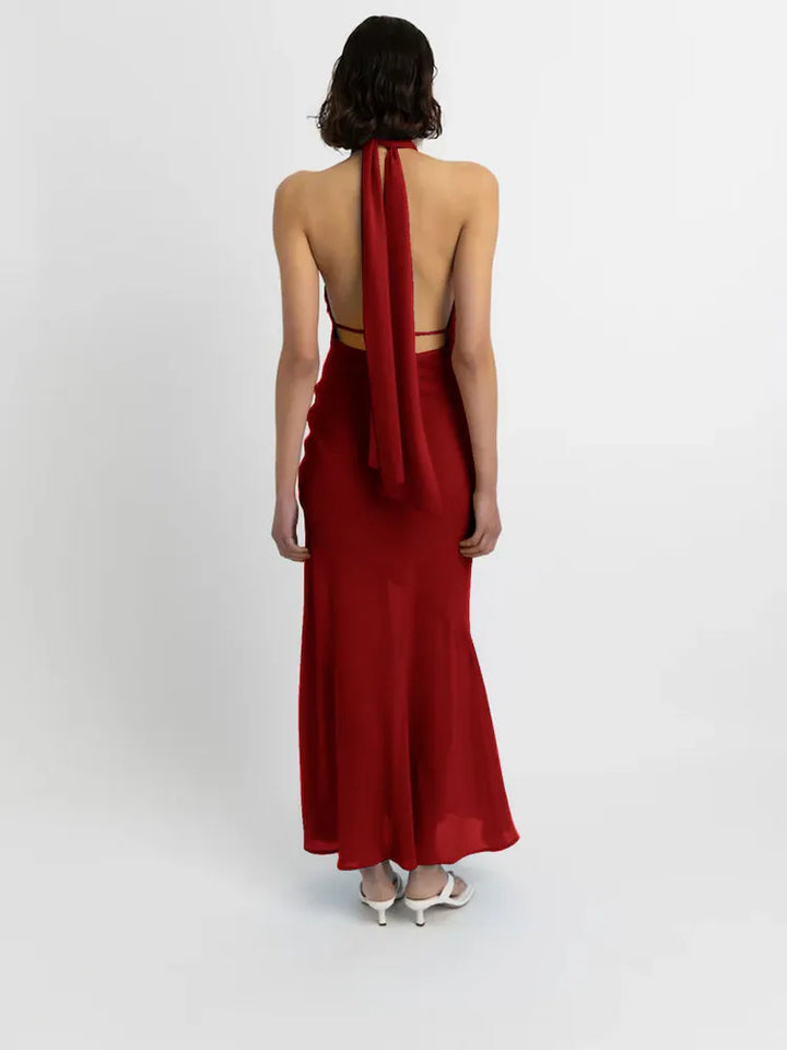 Rochie maxi AMY LYNN, roșu