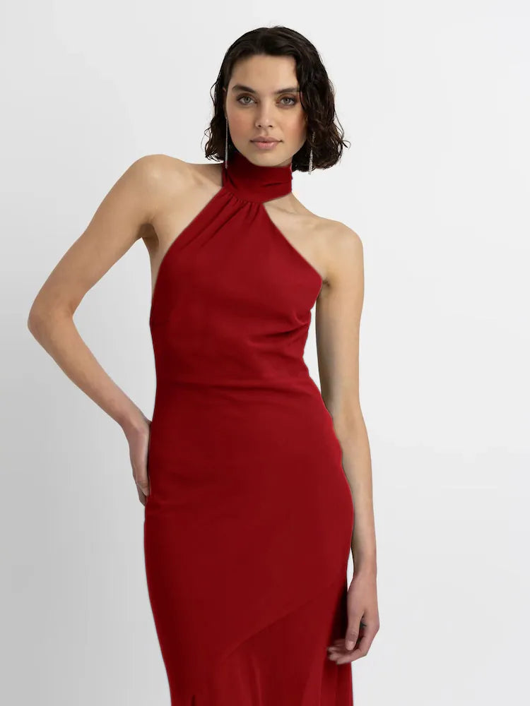 Rochie maxi AMY LYNN, roșu