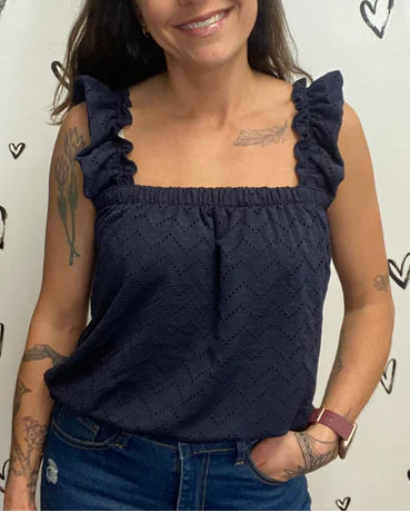 VERO MODA felső, kék