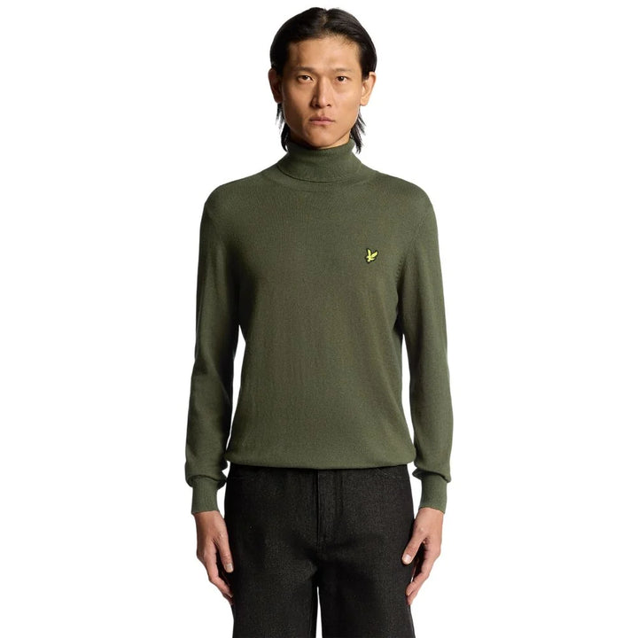 Pulóver LYLE & SCOTT, khaki