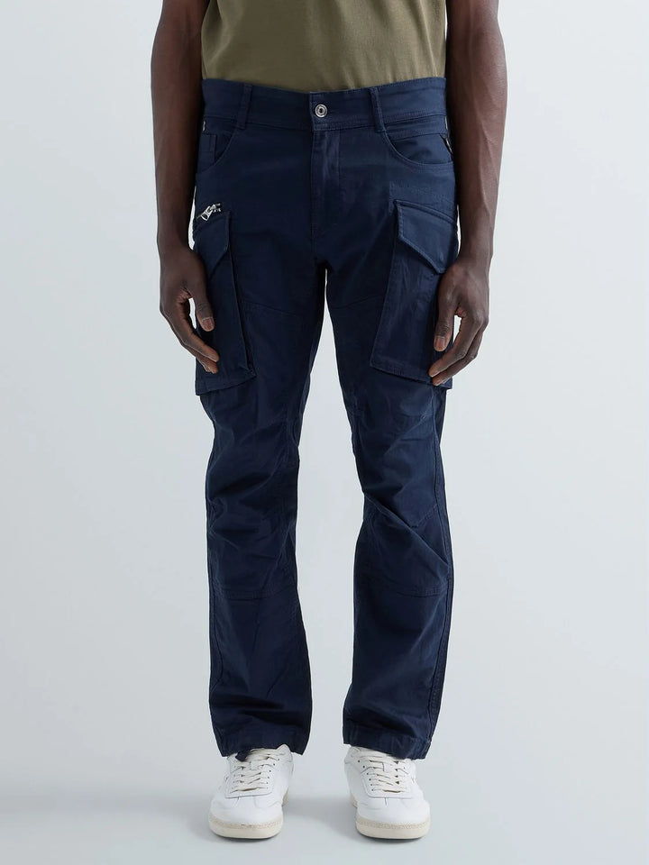 Pantaloni REPLAY, bleumarin