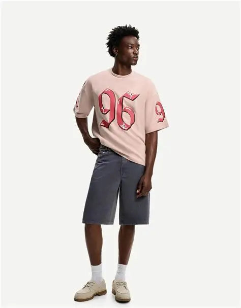 Tricou BERSHKA, roz
