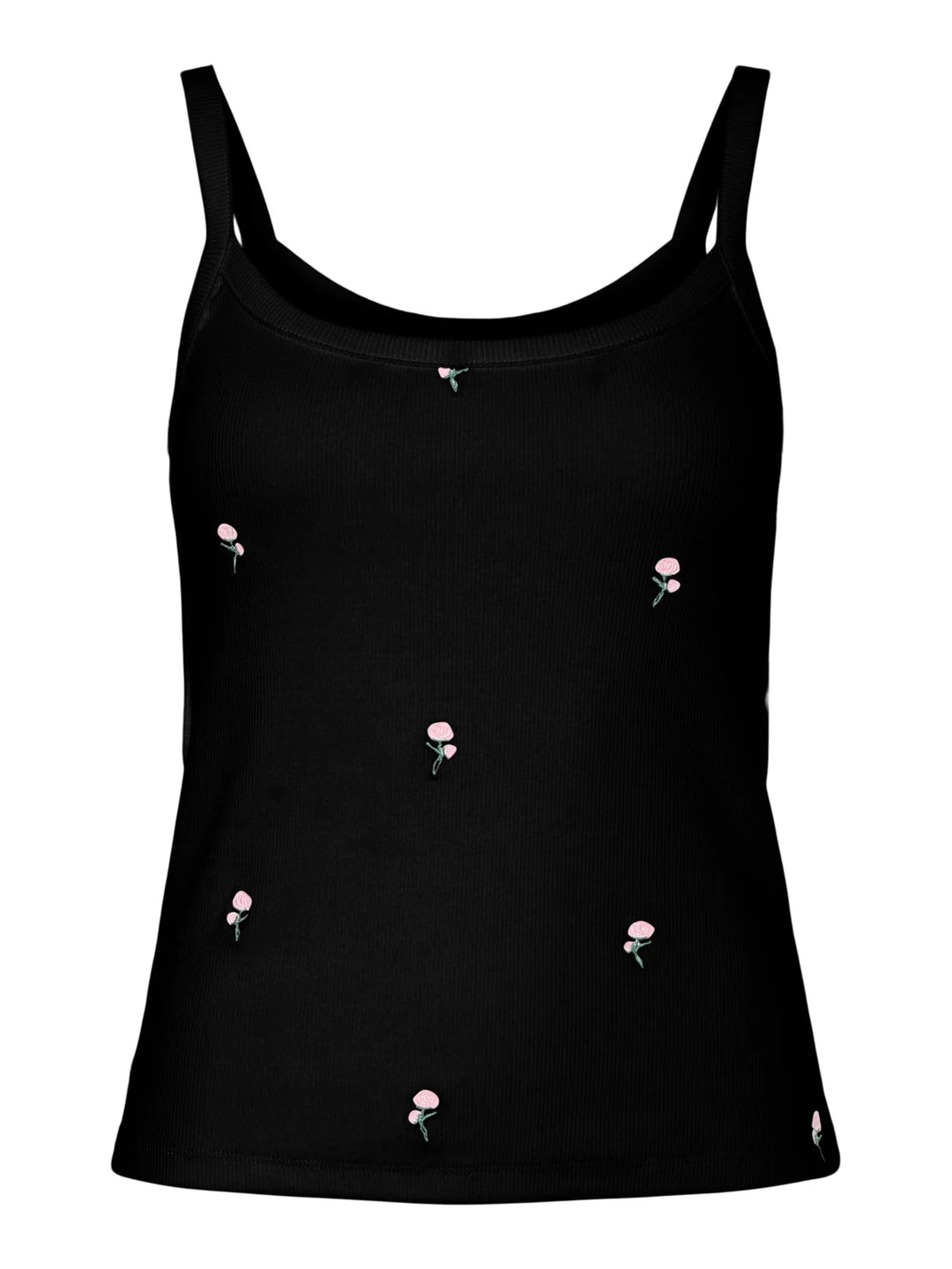 Pieces top, fekete