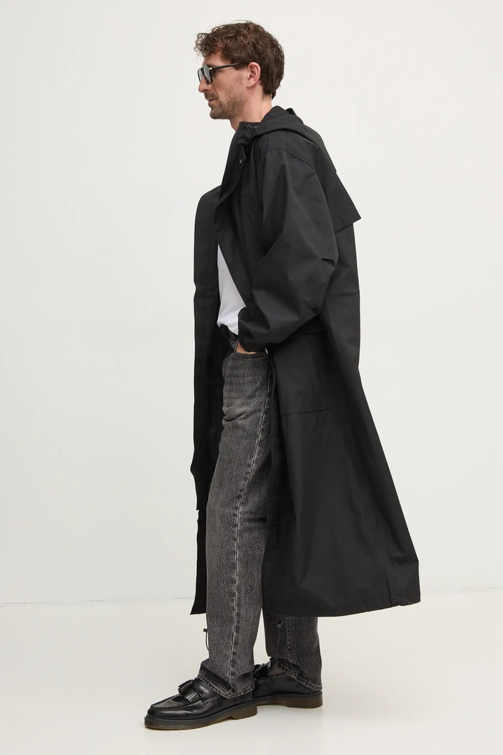 Calvin Klein Jeans hosszú kabát, fekete