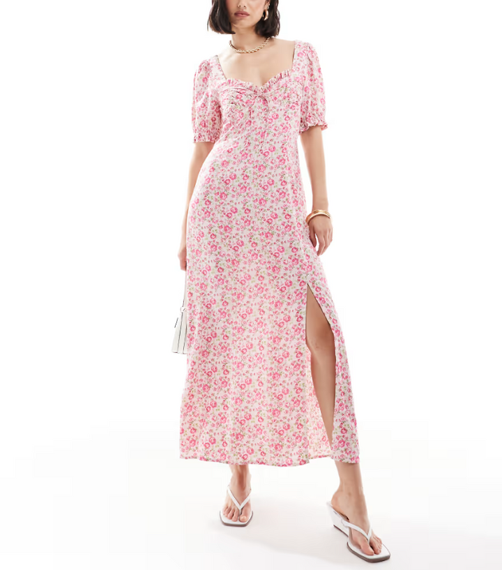 ASOS mix-color midi dress
