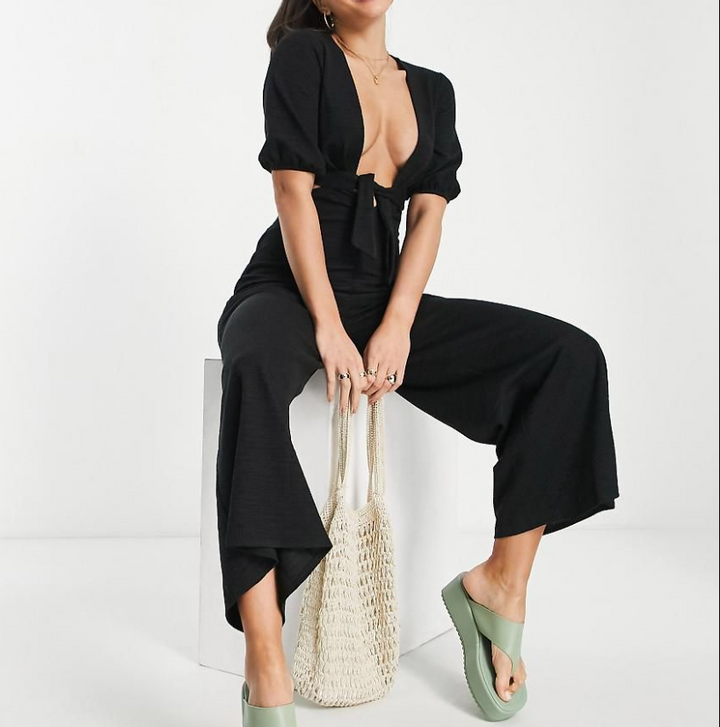 ASOS hosszú overál, fekete