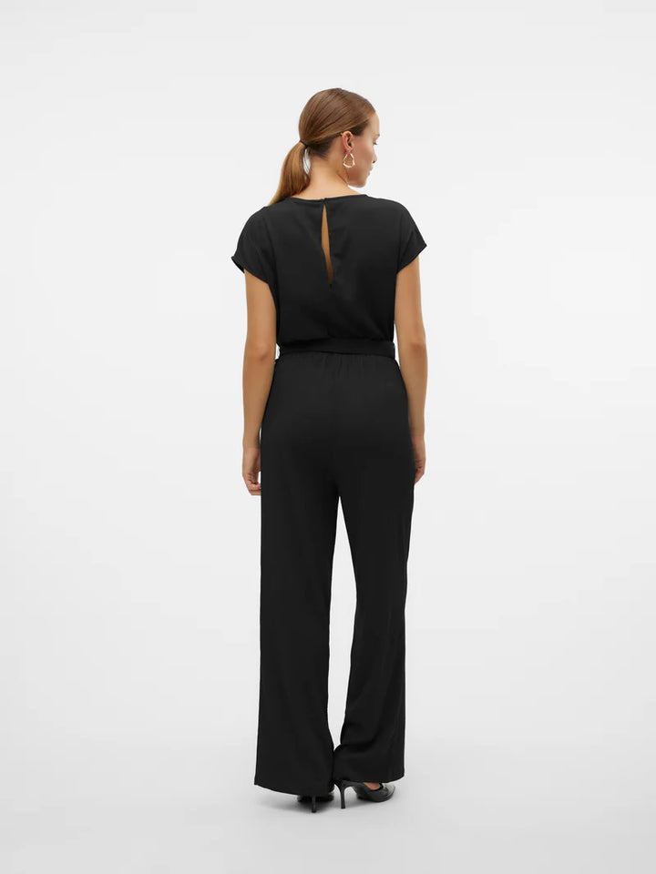 VERO MODA fekete hosszú kezeslábas