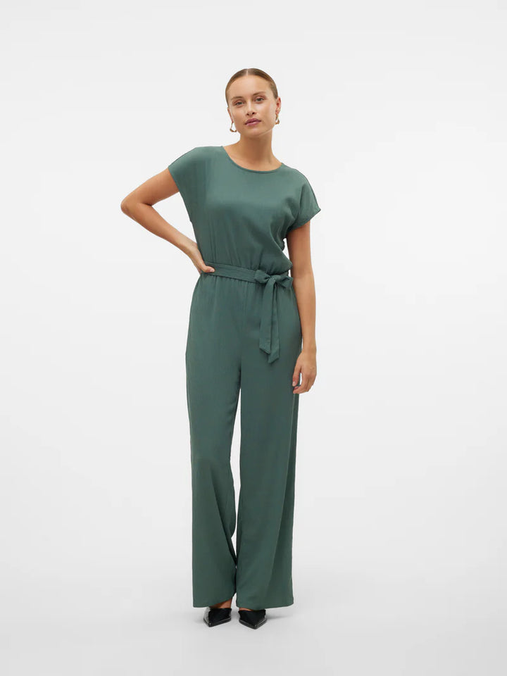 VERO MODA hosszú, zöld kezeslábas