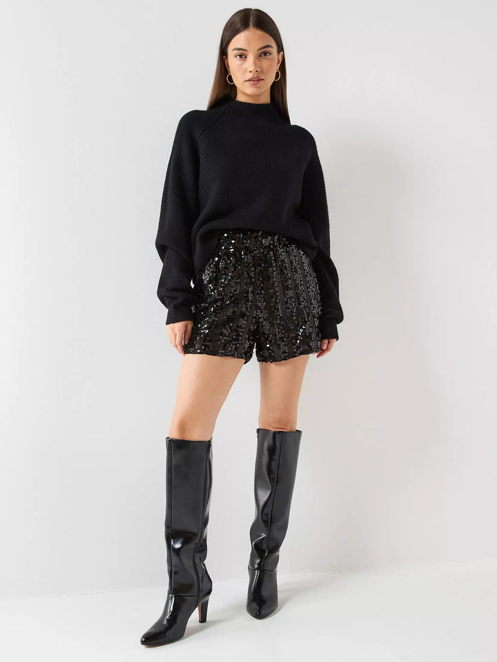 Rövidnadrág VERO MODA, fekete