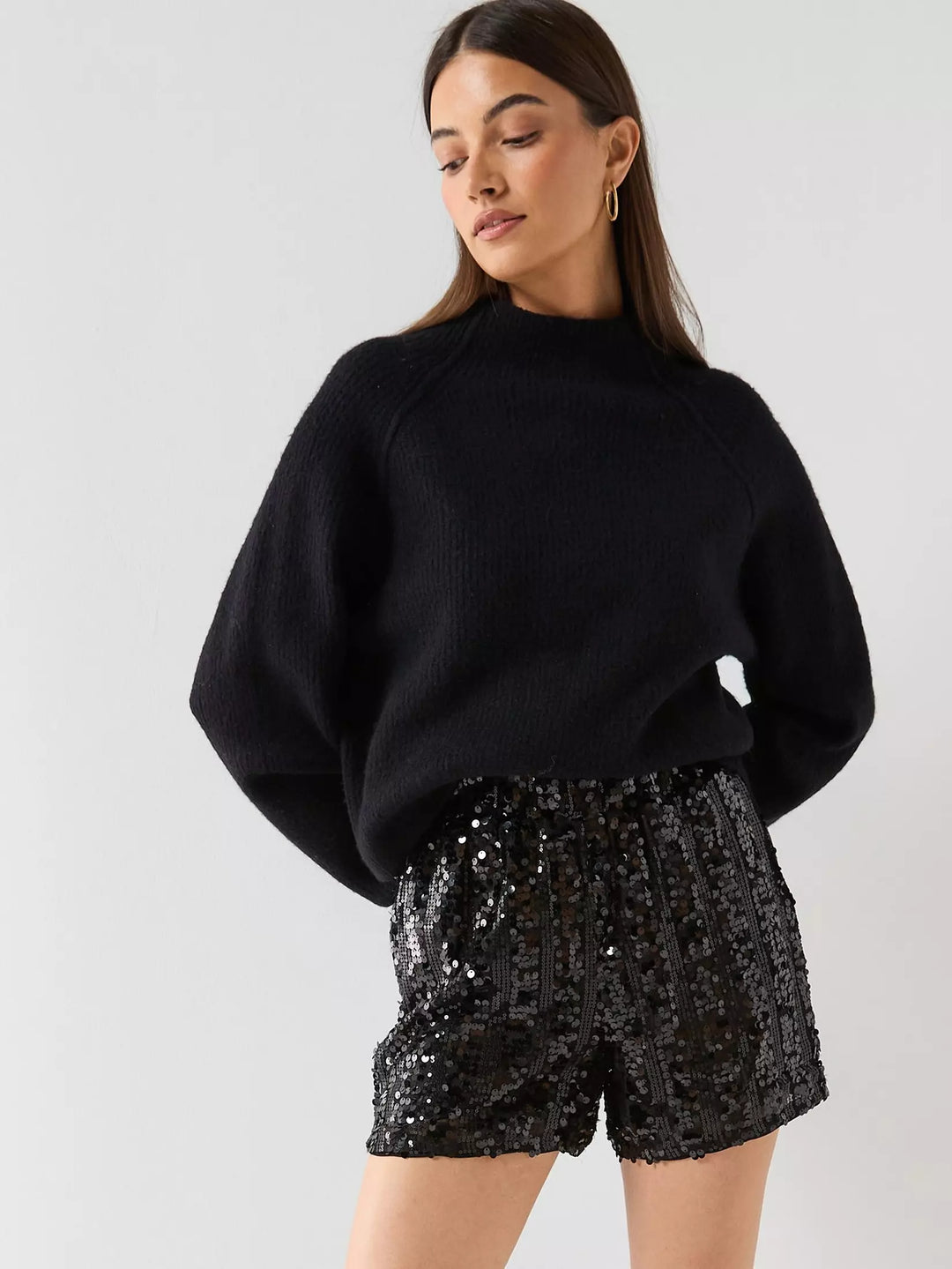 Rövidnadrág VERO MODA, fekete
