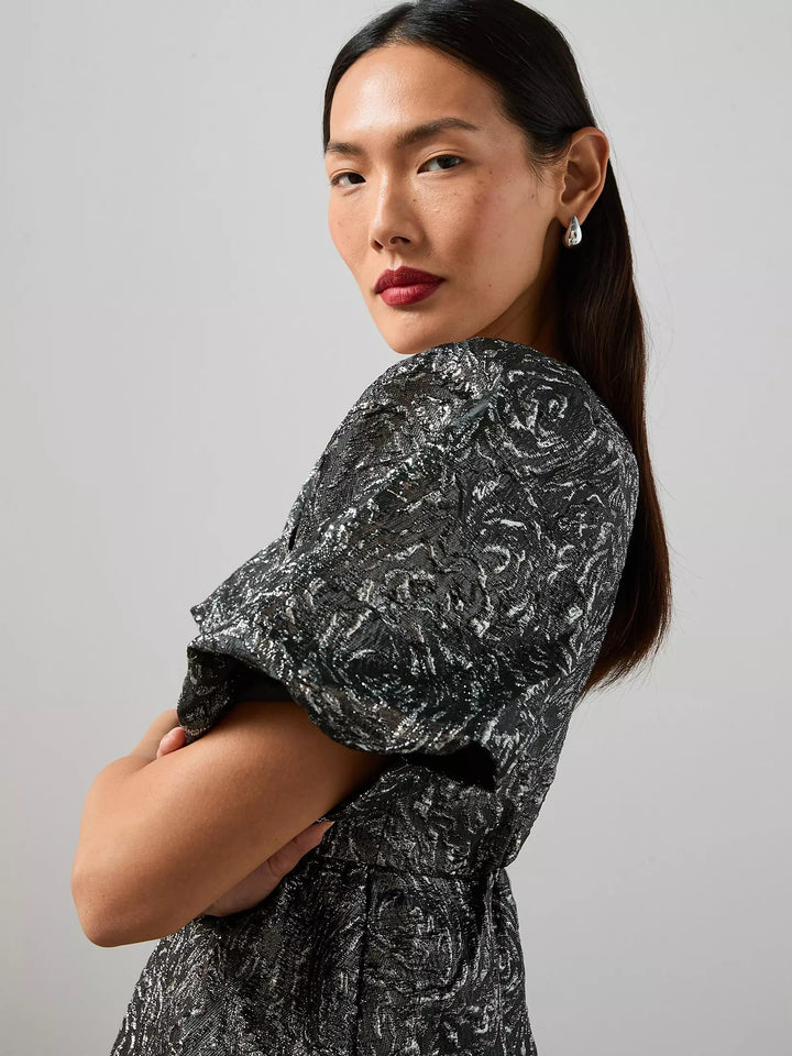 Rochie mini THE VERY COLLECTION, argintiu
