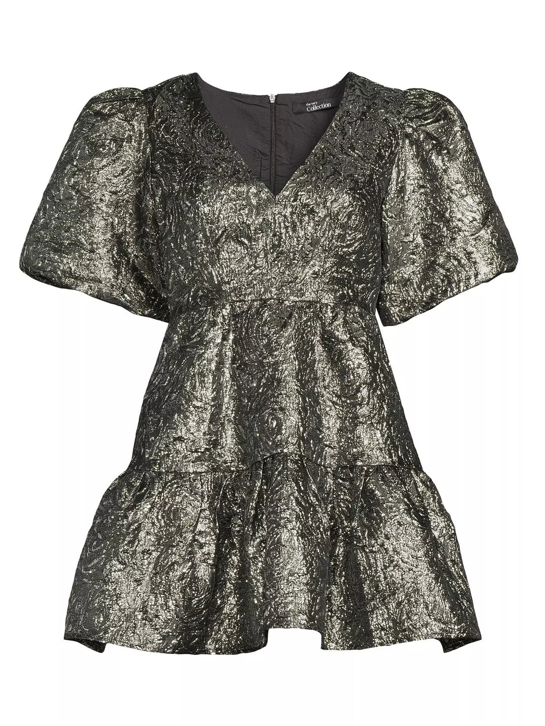 Rochie mini THE VERY COLLECTION, argintiu