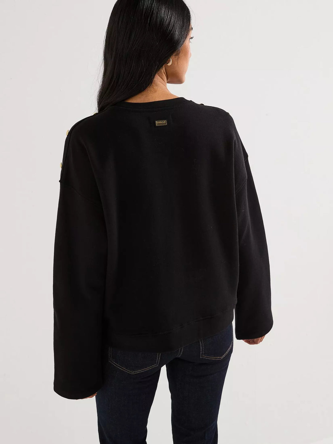 Blúz BARBOUR, fekete