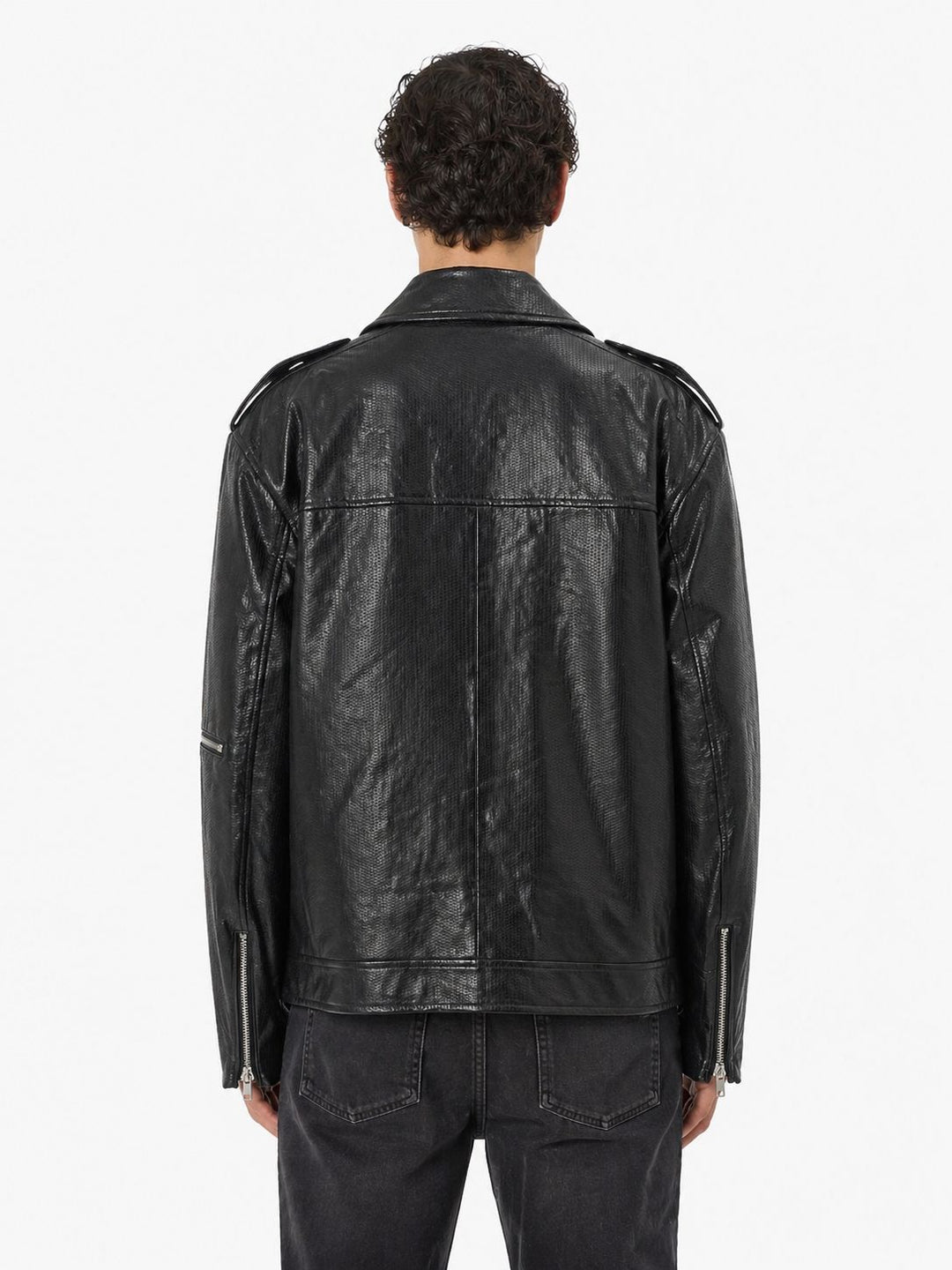 ASOS műbőr dzseki, fekete