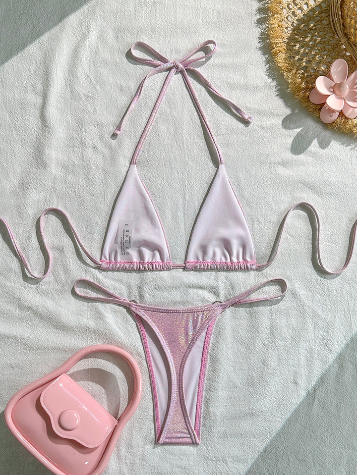 Set bikini SHEIN, roz