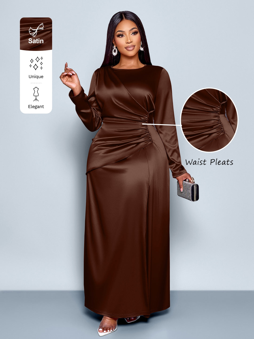 Rochie SHEIN, maro