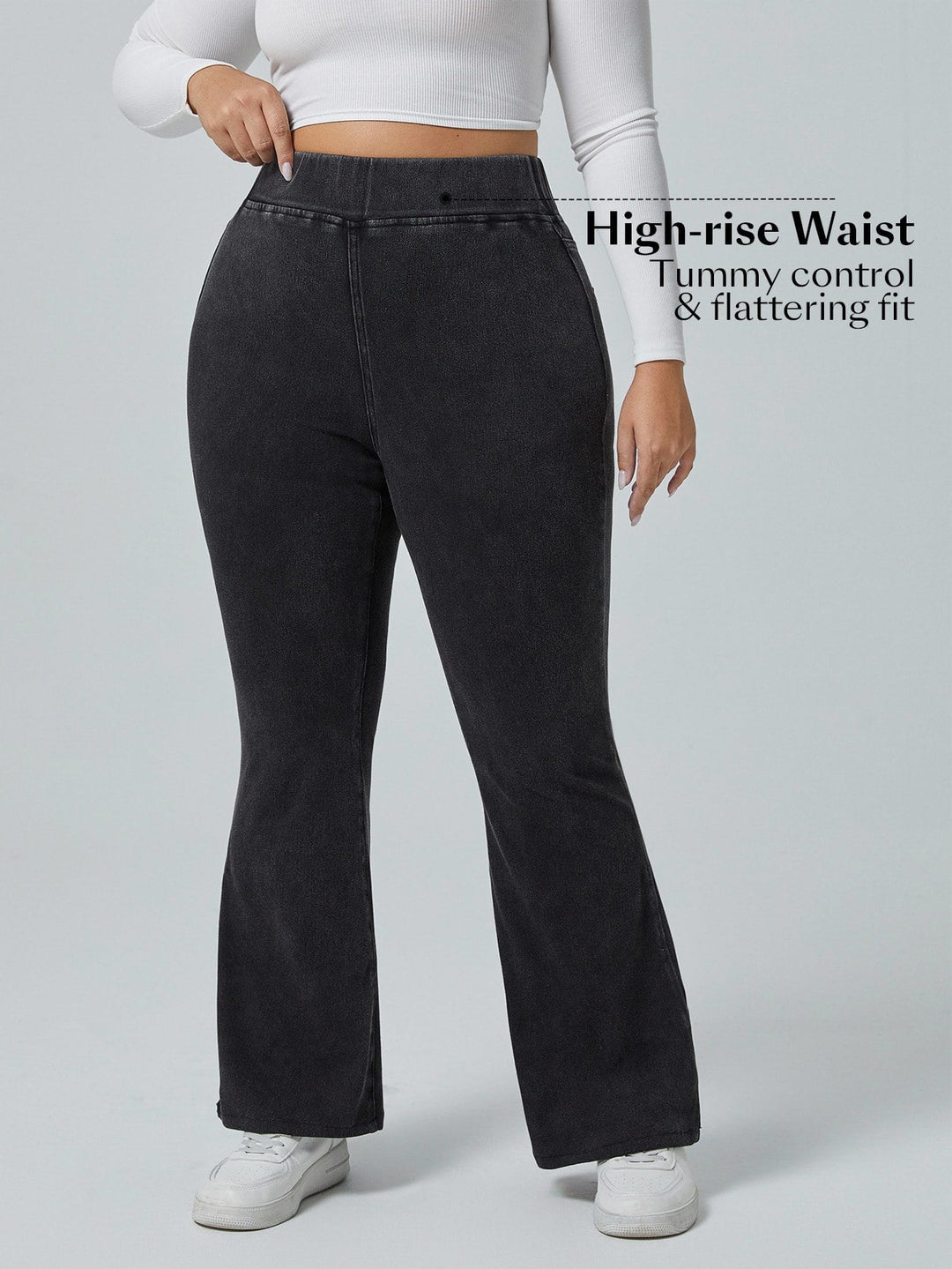 Pantaloni SHEIN, negru