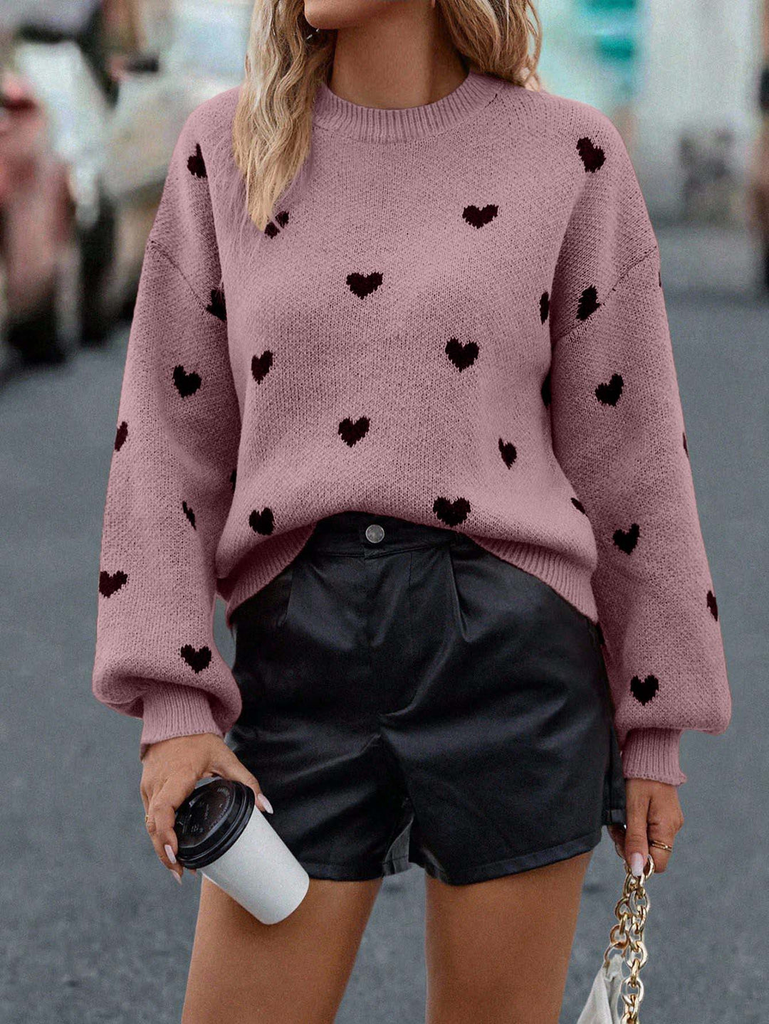 Pulover SHEIN, roz