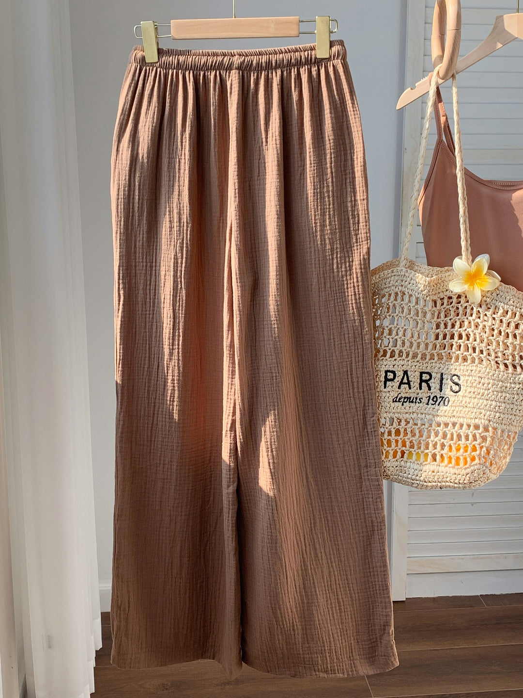 Pantaloni SHEIN, maro