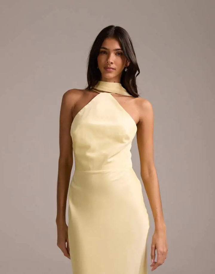 Rochie maxi ASOS, galben