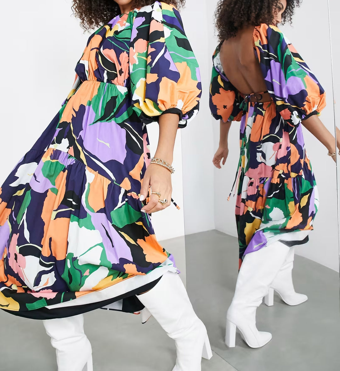 ASOS maxiruha, színes