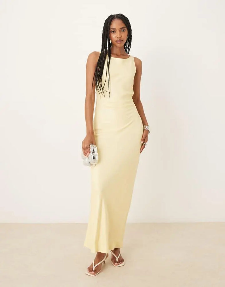 Rochie maxi ASOS, galben